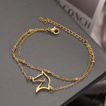Bracelet double profil de cheval