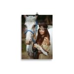 Affiche cheval indien
