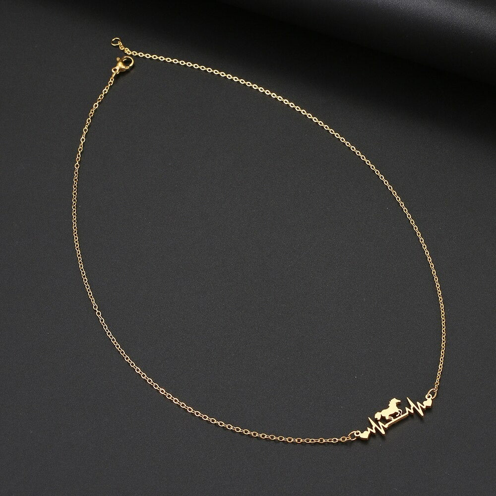 Collier Cheval Battement de Cœur – Image 5