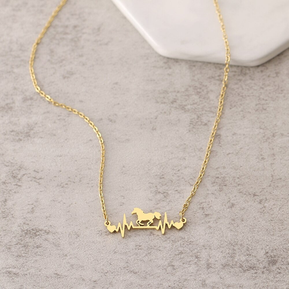 Collier Cheval Battement de Cœur – Image 3