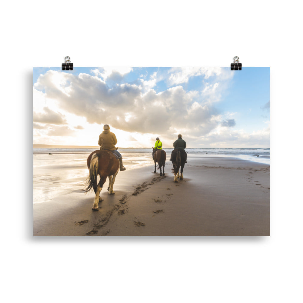 Poster Cheval Balade sur la Plage – Image 3