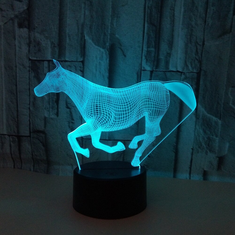 Lampe Cheval hologramme galop – Image 7