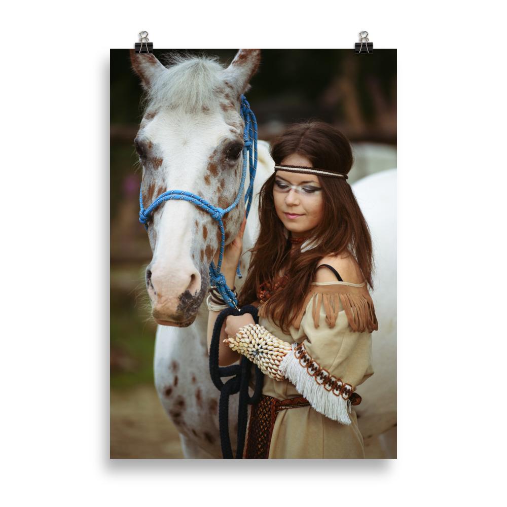 Poster cheval indien