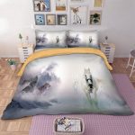 Housse de Couette Cheval <br> Brume et Forêt