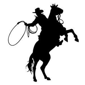 Stickers Cheval <br> Rodéo
