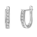 Boucles d'oreilles étrier en argent
