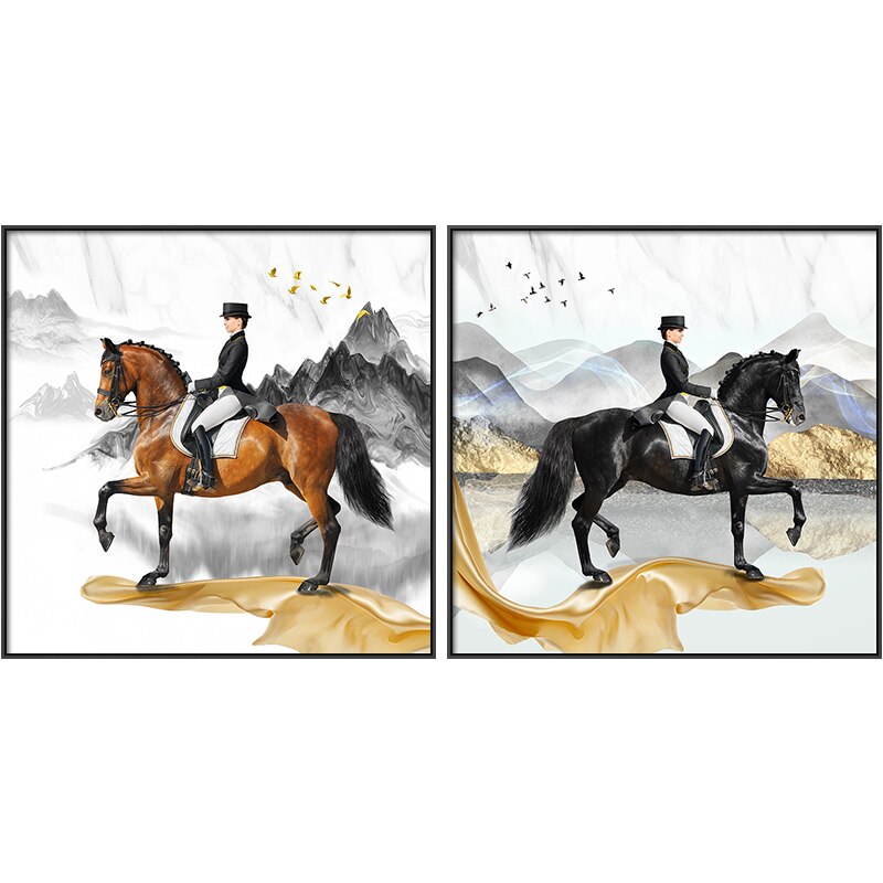 Tableau Cavalier à Cheval – Image 8