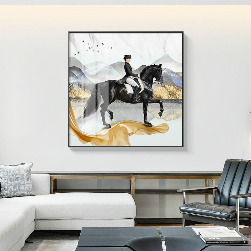 Tableau Cavalier à Cheval – Image 5