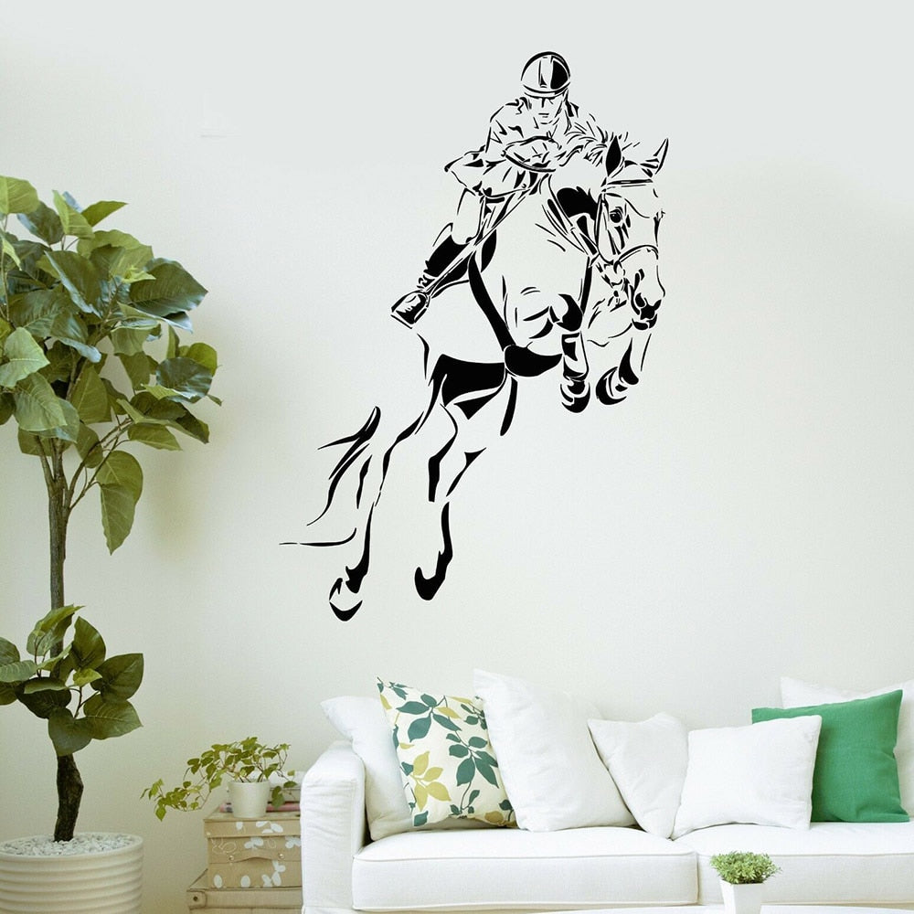 Stickers Cheval <br> Jockey