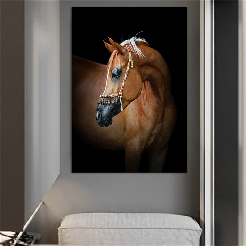 Tableau de Cheval Marron – Image 4