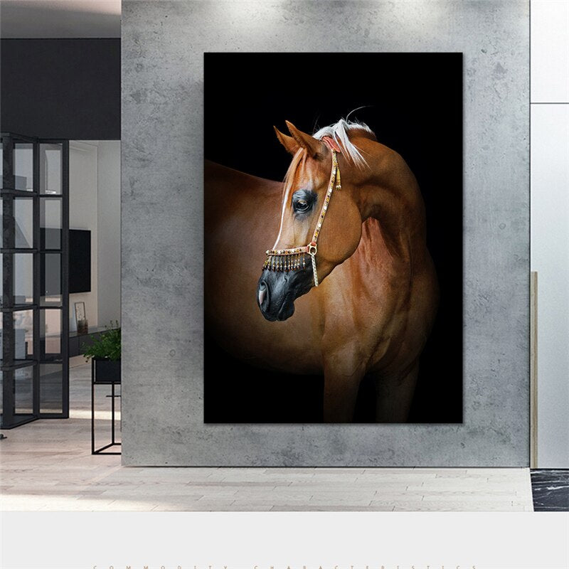 Tableau de Cheval Marron – Image 5