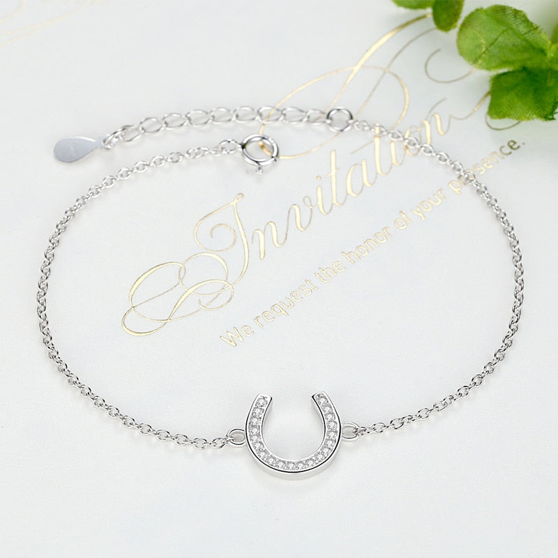 Bracelet Fer à Cheval Argent – Image 2