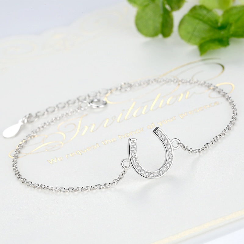 Bracelet Fer à Cheval Argent – Image 4