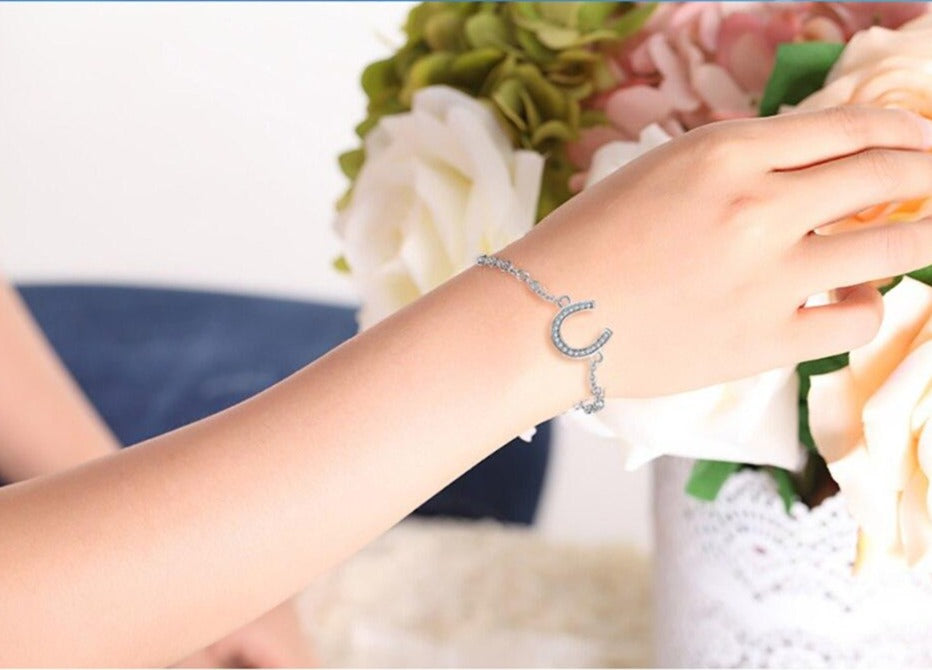 Bracelet Fer à Cheval Argent – Image 5