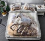 Housse de Couette Cheval <br> Robe Grise