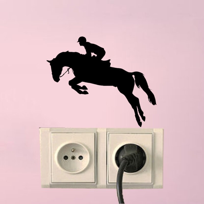 Sticker mural Cheval Saut Hippique – Image 2
