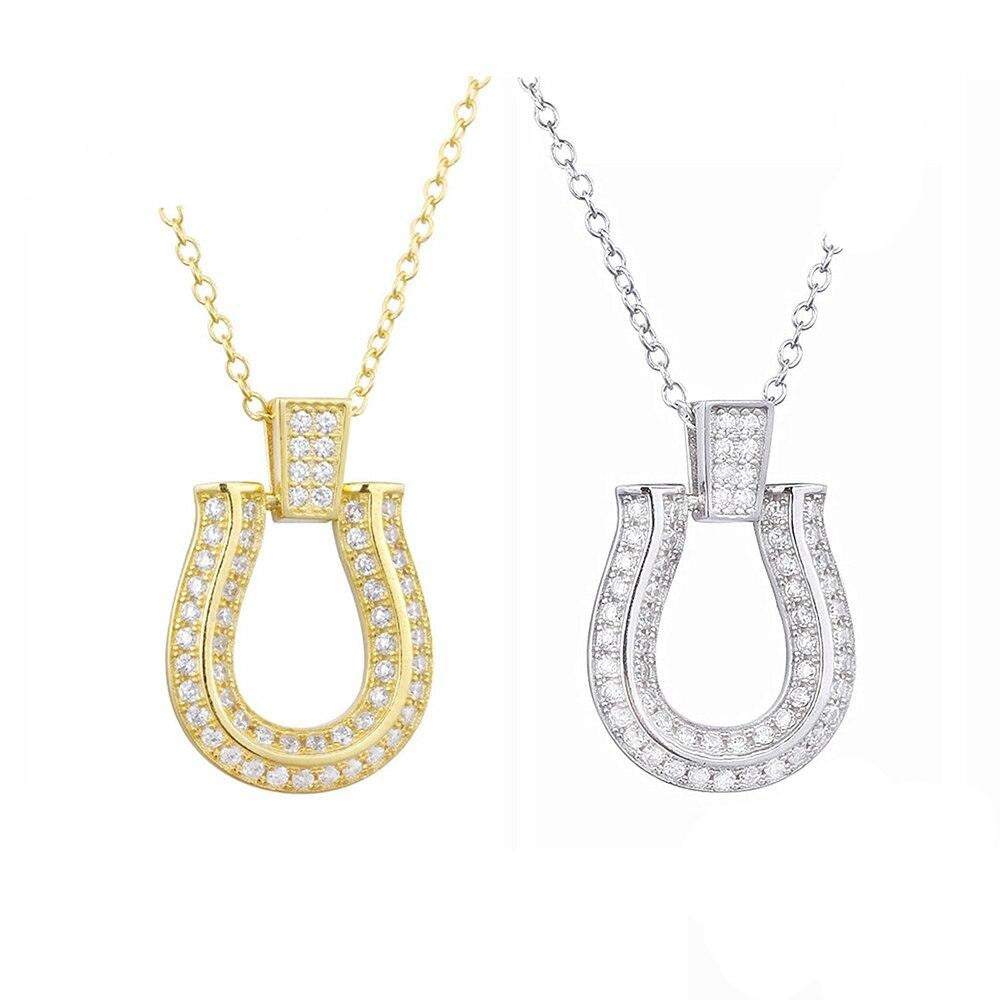 Collier Fer à Cheval étincelant Argent – Image 13
