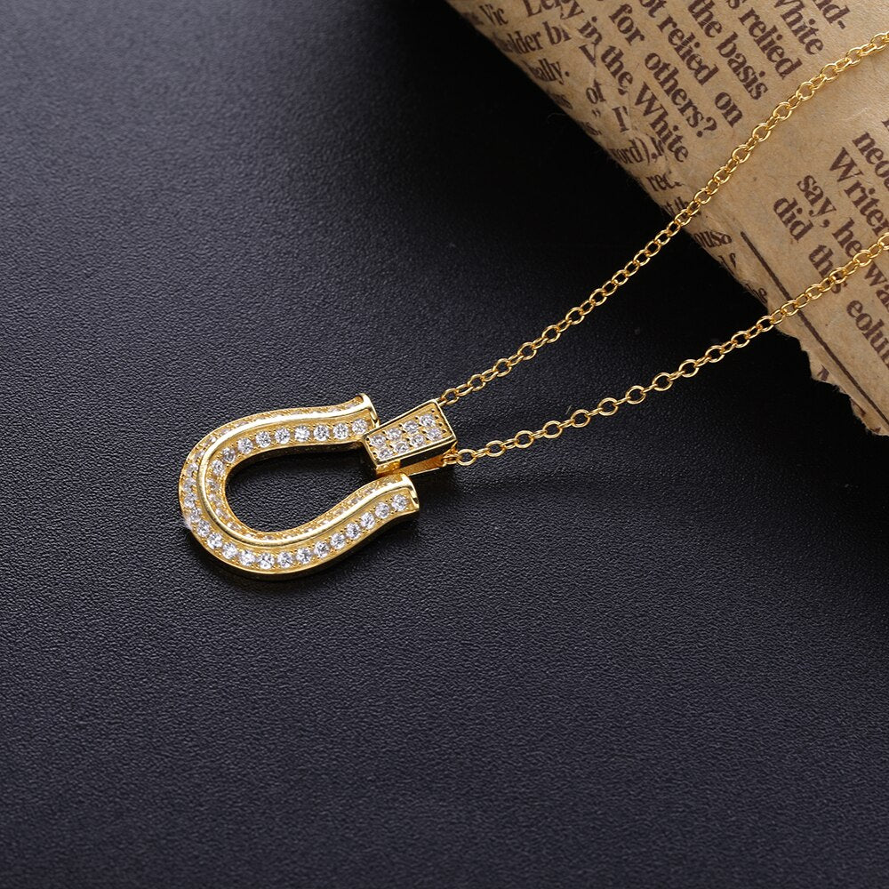 Collier Fer à Cheval étincelant Argent – Image 8