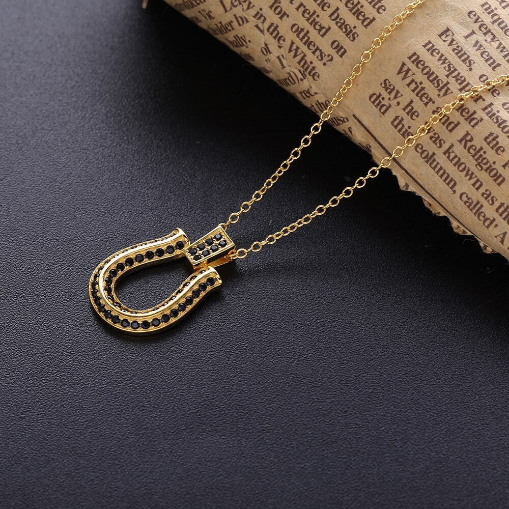 Collier Fer à Cheval étincelant Argent – Image 7