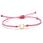 Bracelet Cheval <br> Fer à Cheval Ficelle