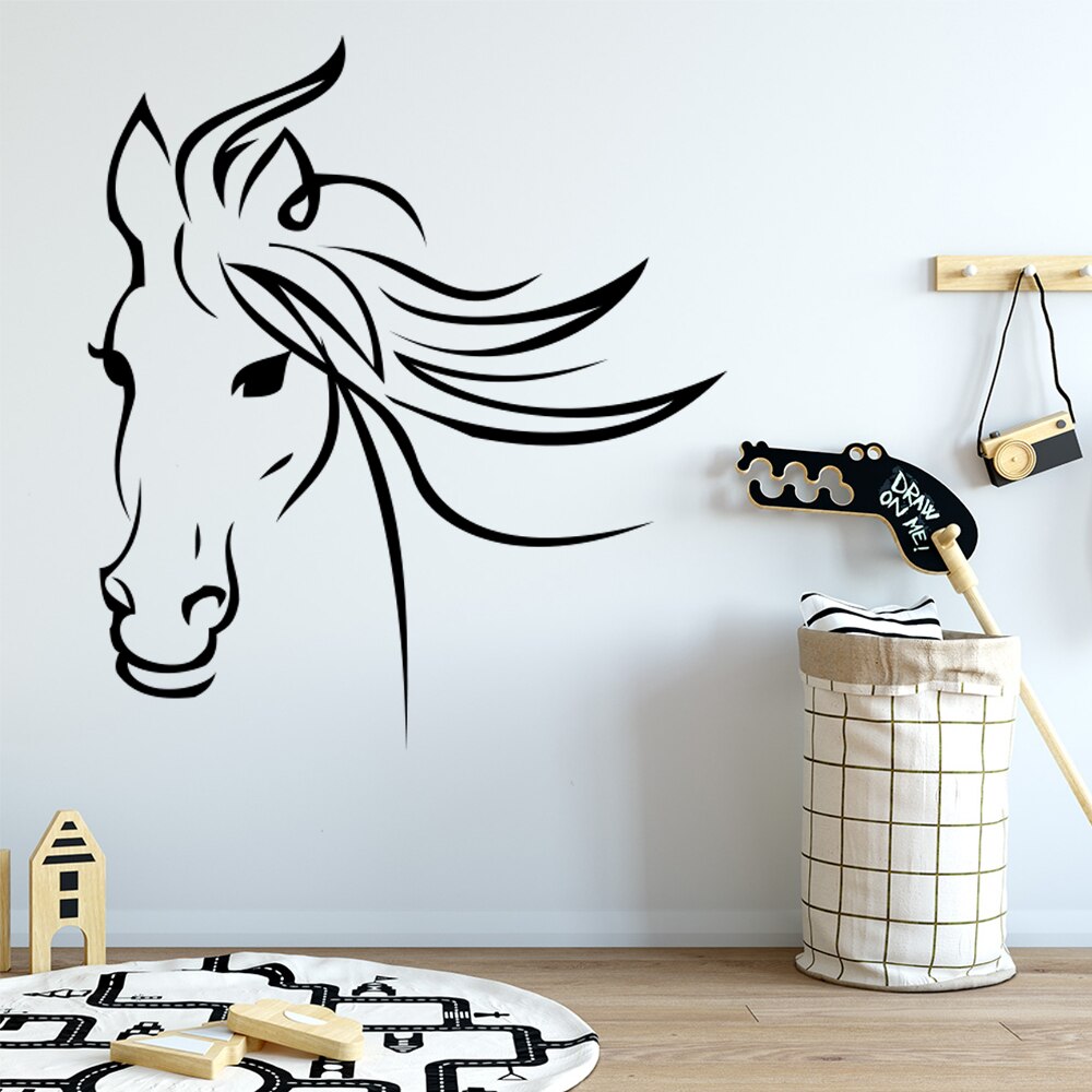 Stickers Cheval <br> Tête de Jument – Image 3