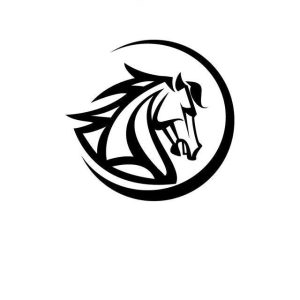 Stickers Cheval <br> Médaille équestre