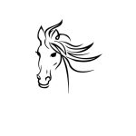 Stickers Cheval <br> Tête de Jument