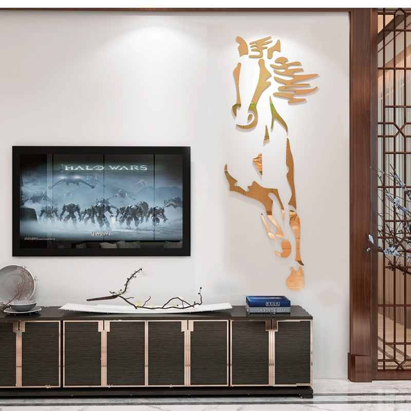 Stickers Cheval <br> Miroir Décoratif – Image 9