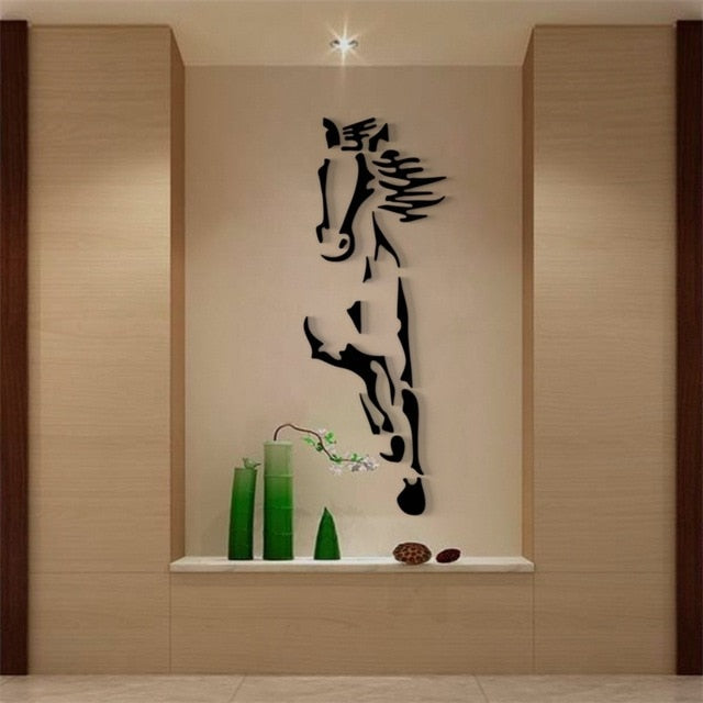 Stickers Cheval <br> Miroir Décoratif – Image 6