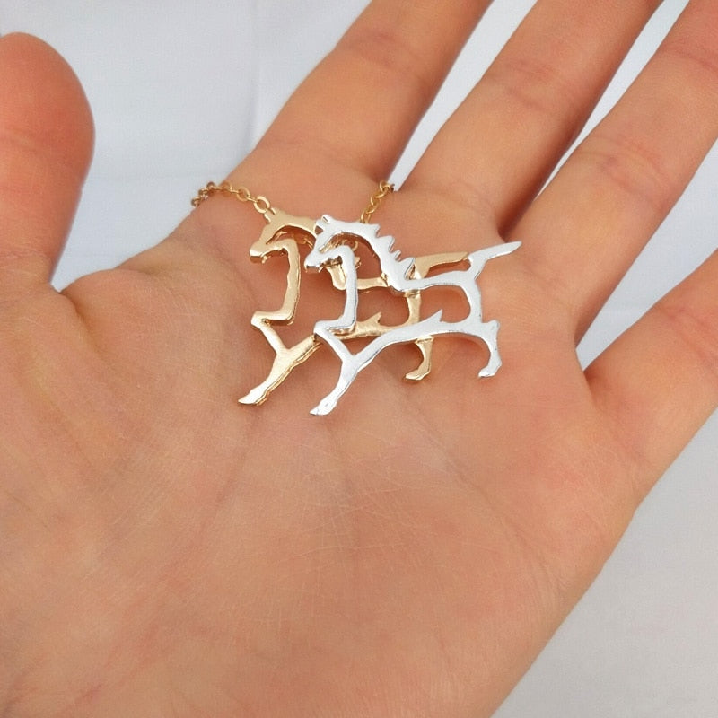 Collier Cheval <br> Chevaux qui galopent – Image 2