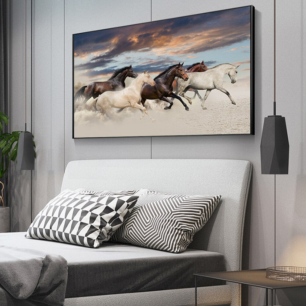 Tableau Chevaux au Galop – Image 6