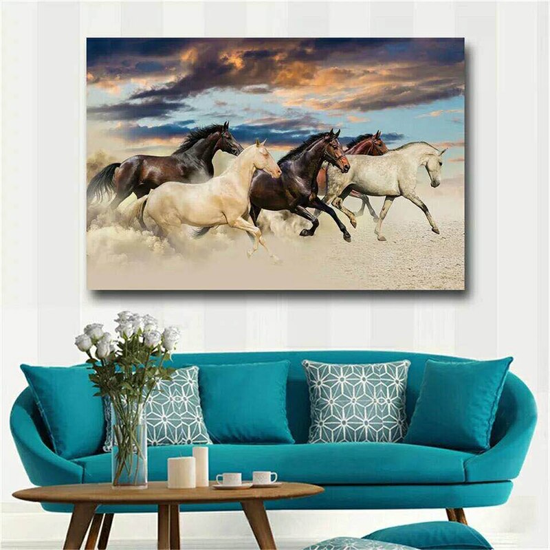 Tableau Chevaux au Galop – Image 4