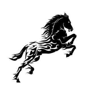 Stickers Cheval <br> étalon tribal