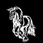 Stickers Cheval <br> de Trait