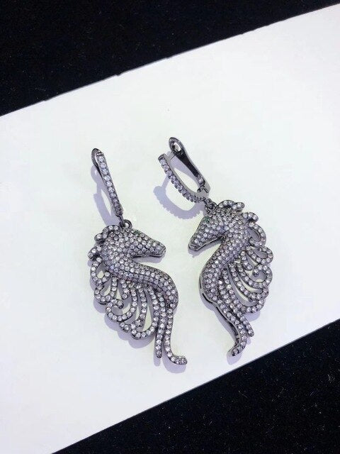 Boucles d'oreilles Cheval <br> de Mer – Image 3