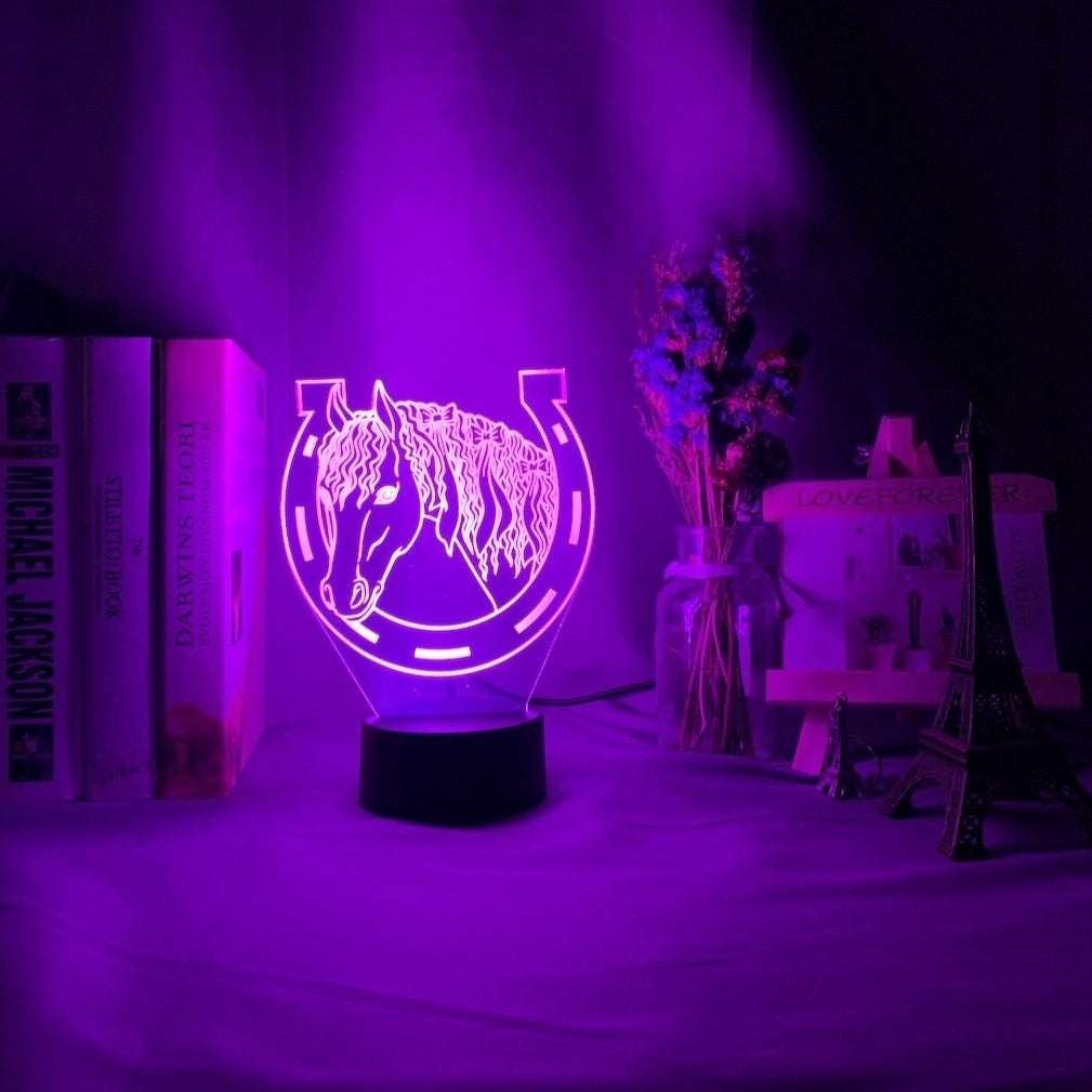 Lampe fer à cheval – Image 2