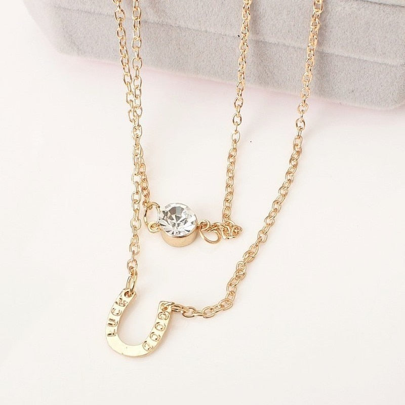 Double collier gemme chanceuse – Image 2