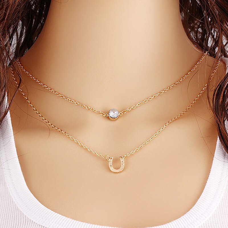 Double collier gemme chanceuse – Image 3