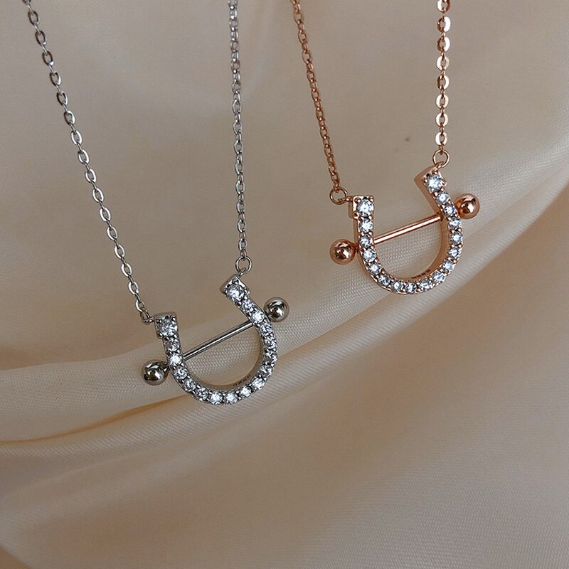 Collier clou fer à cheval en argent – Image 6