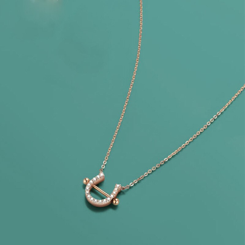 Collier clou fer à cheval en argent – Image 5