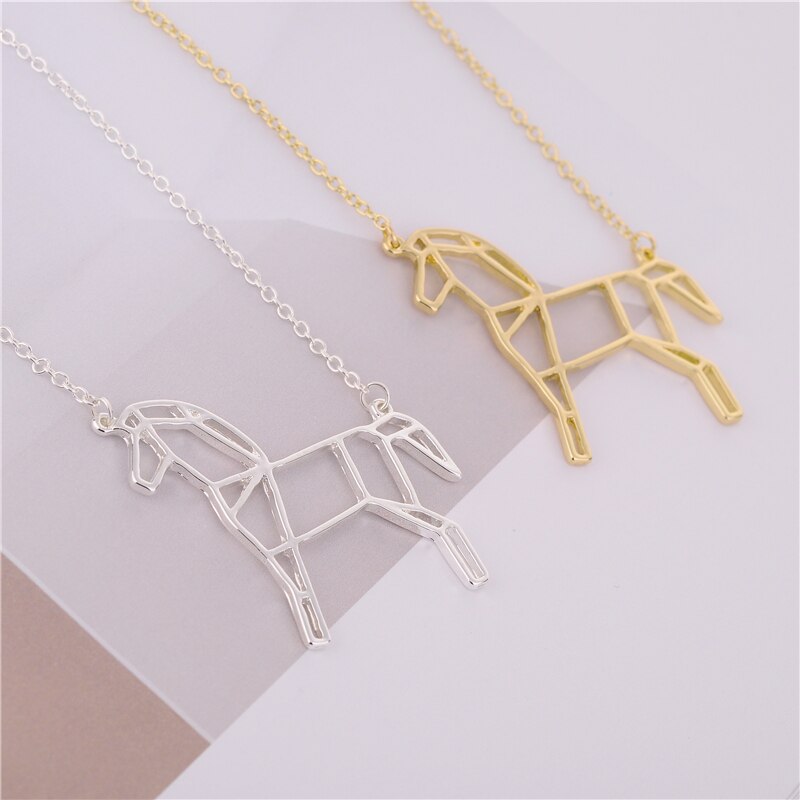 Collier Cheval Origami – Image 3