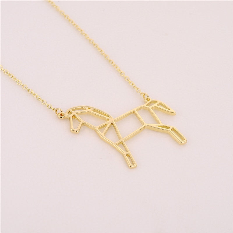 Collier Cheval Origami – Image 4