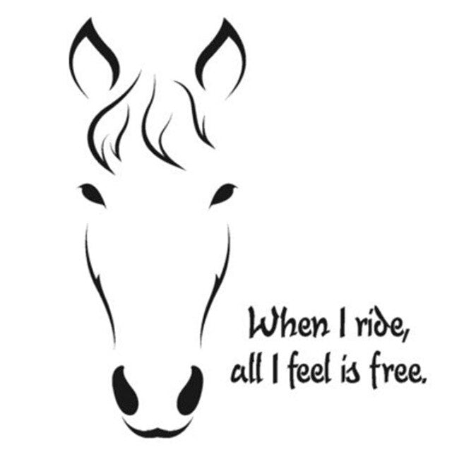 Stickers Cheval <br> Sensation de liberté