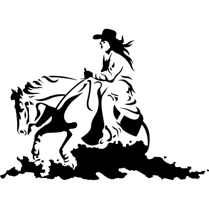 Stickers Cheval <br> Rodéo Girl