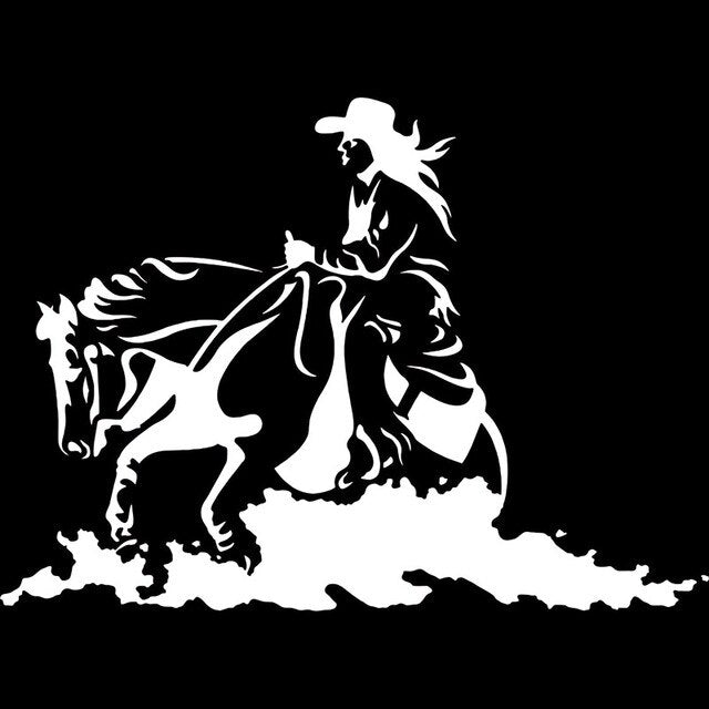 Stickers Cheval <br> Rodéo Girl – Image 2