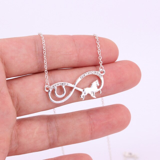 Collier Cheval Signe infini – Image 2