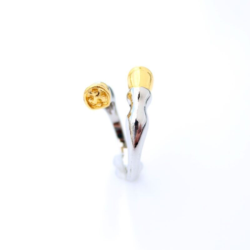 Bague Sabots de Cheval Bicolore – Image 4