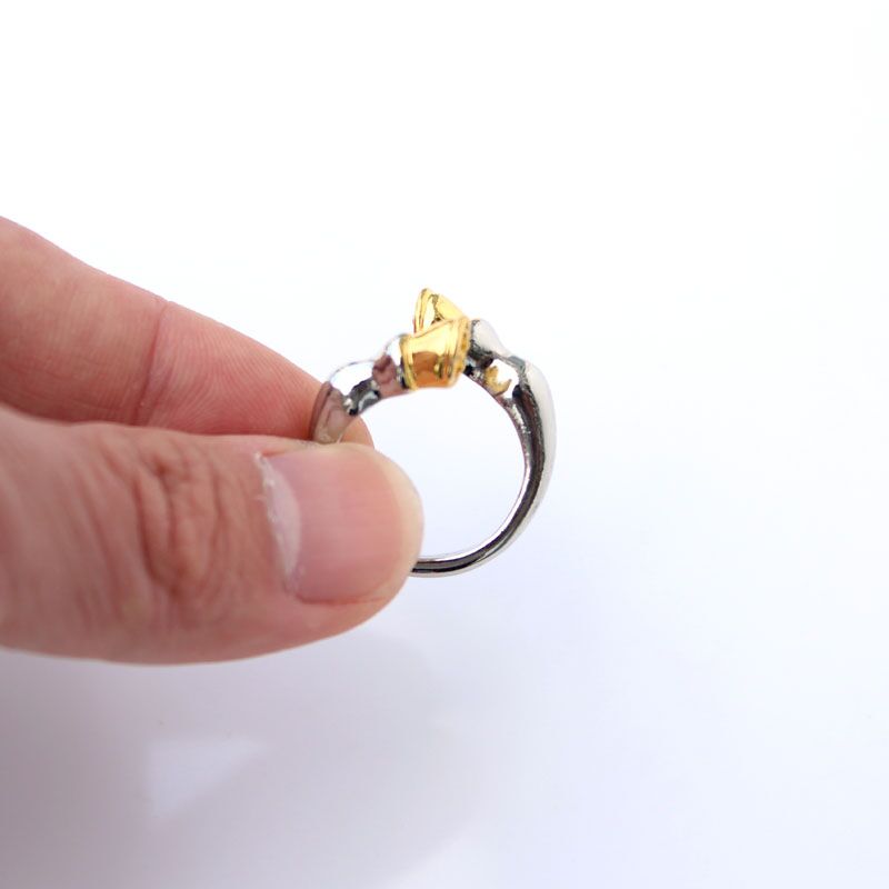 Bague Sabots de Cheval Bicolore – Image 3