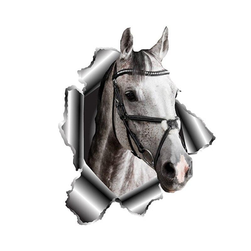 Sticker trompe l'œil Cheval