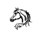 Sticker Cheval Voiture